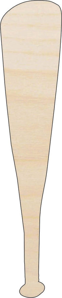 Baseball Bat Wood Craft Shape – Laser Cut Baltic Birch Unfinished DIY Wood Art Supplies - The Wood Shape Store