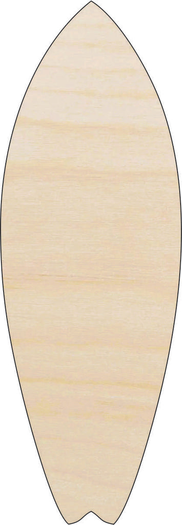 Sport Surfing Surfboard - Laser Cut Out Unfinished Wood Craft Shape SPT389