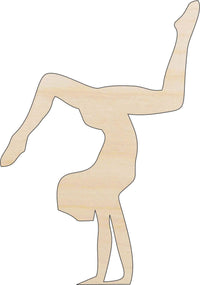 Dancer Wood Craft Shape - Laser Cut Baltic Birch Unfinished DIY Wood Art Supplies SPT412 - The Wood Shape Store