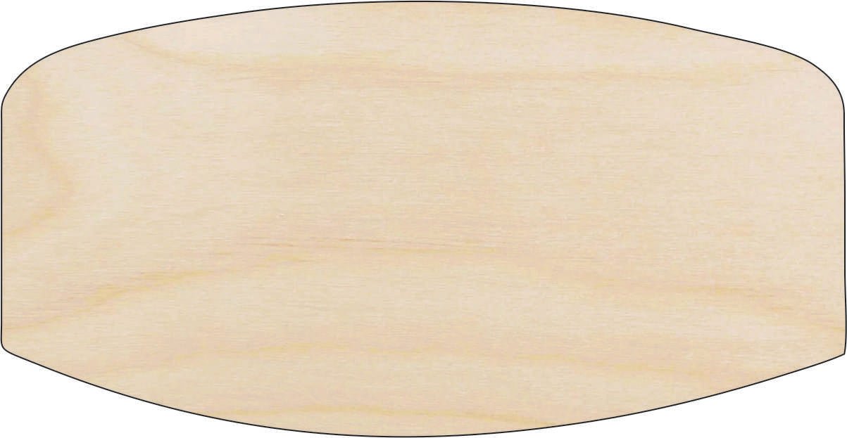 Hockey Puck Wood Craft Shape - Laser Cut Baltic Birch Unfinished DIY Wood Art Supplies SPT414 - The Wood Shape Store
