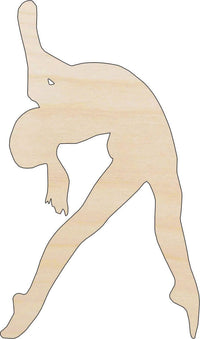 Dancer Wood Craft Shape - Laser Cut Baltic Birch Unfinished DIY Wood Art Supplies SPT41 - The Wood Shape Store