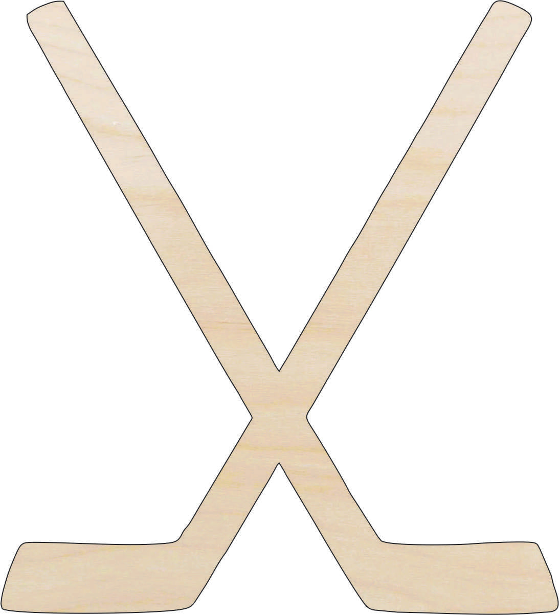 Sport Hockey - Laser Cut Out Unfinished Wood Craft Shape SPT420 Sport Hockey - Laser Cut Out Unfinished Wood Craft Shape SPT420