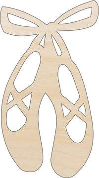 Ballet Wood Craft Shape - Laser Cut Baltic Birch Unfinished DIY Wood Art Supplies SPT508 - The Wood Shape Store
