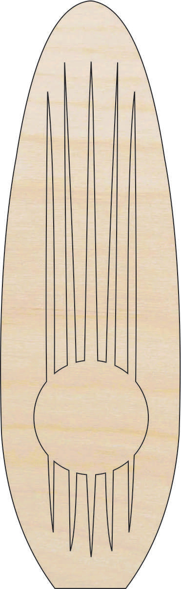 Sport Surfing Surfboard - Laser Cut Out Unfinished Wood Craft Shape SPT603 Sport Surfing Surfboard - Laser Cut Out Unfinished Wood Craft Shape SPT603
