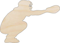 Baseball Wood Craft Shape - Laser Cut Baltic Birch Unfinished DIY Wood Art Supplies SPT663 - The Wood Shape Store