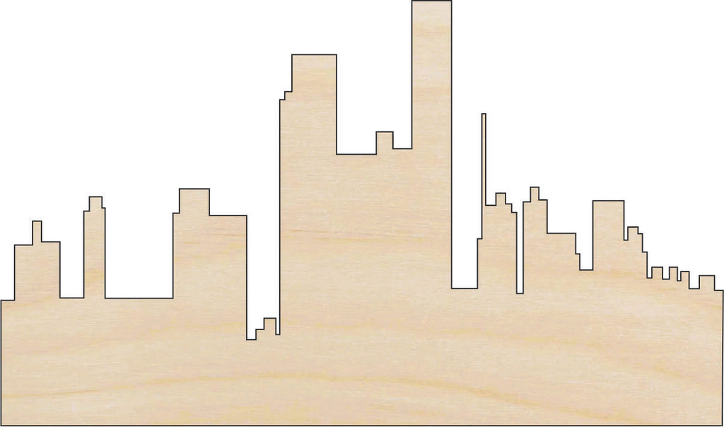 State Lexington Kentucky Skyline - Laser Cut Out Unfinished Wood Craft Shape STAT105