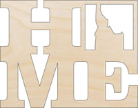 Idaho Wood Craft Shape - Laser Cut Baltic Birch Unfinished DIY Wood Art Supplies STAT11 - The Wood Shape Store