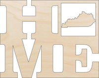 Kentucky Wood Craft Shape - Laser Cut Baltic Birch Unfinished DIY Wood Art Supplies STAT15 - The Wood Shape Store