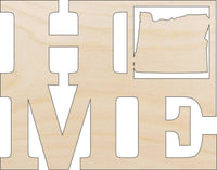 Oregon Wood Craft Shape - Laser Cut Baltic Birch Unfinished DIY Wood Art Supplies STAT26 - The Wood Shape Store