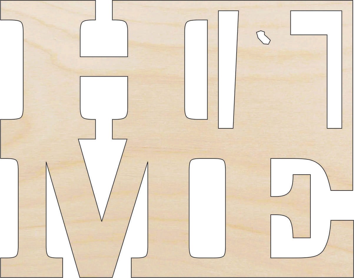 Utah Wood Craft Shape - Laser Cut Baltic Birch Unfinished DIY Wood Art Supplies STAT31 - The Wood Shape Store