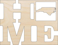 North Carolina Wood Craft Shape – Laser Cut Baltic Birch Unfinished DIY Art Supplies STAT43 - The Wood Shape Store