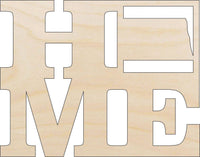 North Dakota Wood Craft Shape – Laser Cut Baltic Birch Unfinished DIY Wood Art Supplies STAT46 - The Wood Shape Store