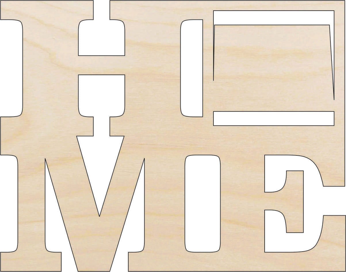 Colorado Wood Craft Shape - Laser Cut Baltic Birch Unfinished DIY Wood Art Supplies STAT5 - The Wood Shape Store