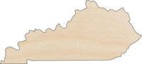 Kentucky Wood Craft Shape - Laser Cut Baltic Birch Unfinished DIY Wood Art Supplies STAT65 - The Wood Shape Store