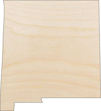 New Mexico Wood Craft Shape - Laser Cut Baltic Birch Unfinished DIY Wood Art Supplies STAT79 - The Wood Shape Store