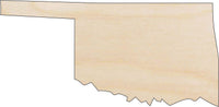 Oklahoma Wood Craft Shape - Laser Cut Baltic Birch Unfinished DIY Wood Art Supplies STAT84 - The Wood Shape Store