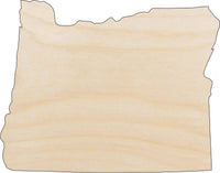 Oregon Wood Craft Shape - Laser Cut Baltic Birch Unfinished DIY Wood Art Supplies STAT85 - The Wood Shape Store