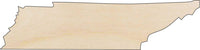 Tennessee Wood Craft Shape - Laser Cut Baltic Birch Unfinished DIY Wood Art Supplies STAT90 - The Wood Shape Store