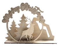 Deer 3D Laser Cut – Baltic Birch Wood Craft Supplies | DIY Wood Kit STND16 - The Wood Shape Store