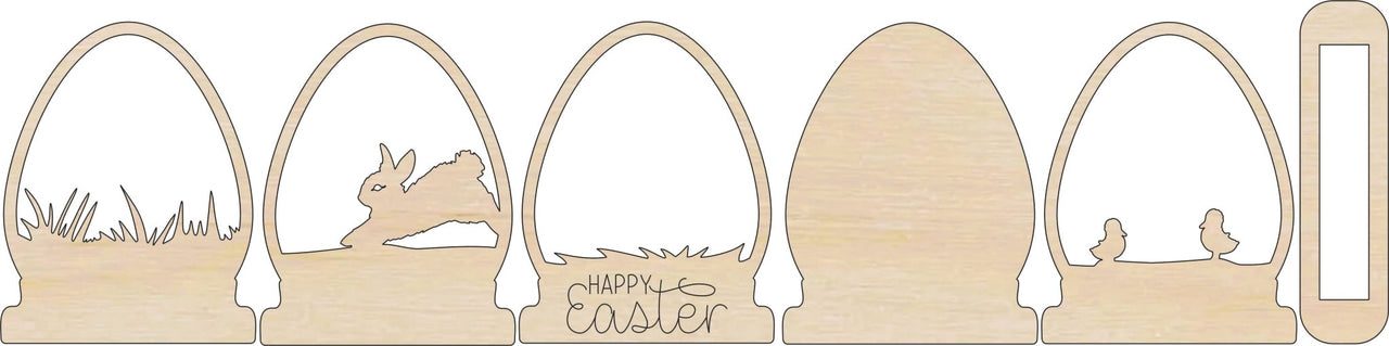 Bunny 3D Laser Cut – Baltic Birch Wood Craft Supplies | DIY Wood Kit STND1 - The Wood Shape Store