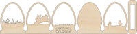 Bunny 3D Laser Cut – Baltic Birch Wood Craft Supplies | DIY Wood Kit STND1 - The Wood Shape Store
