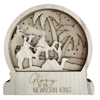 Nativity 3D Laser Cut – Baltic Birch Wood Craft Supplies | DIY Wood Kit STND27 - The Wood Shape Store