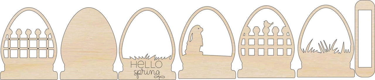 Bunny 3D Laser Cut – Baltic Birch Wood Craft Supplies | DIY Wood Kit STND2 - The Wood Shape Store
