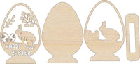 Bunny 3D Laser Cut – Baltic Birch Wood Craft Supplies | DIY Wood Kit STND3 - The Wood Shape Store