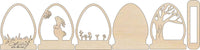 Bunny 3D Laser Cut – Baltic Birch Wood Craft Supplies | DIY Wood Kit STND4 - The Wood Shape Store