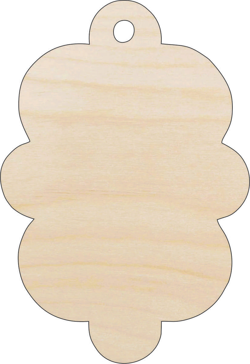 Gift Tag - Laser Cut Out Unfinished Wood Craft Shape TAG35 Gift Tag - Laser Cut Out Unfinished Wood Craft Shape TAG35