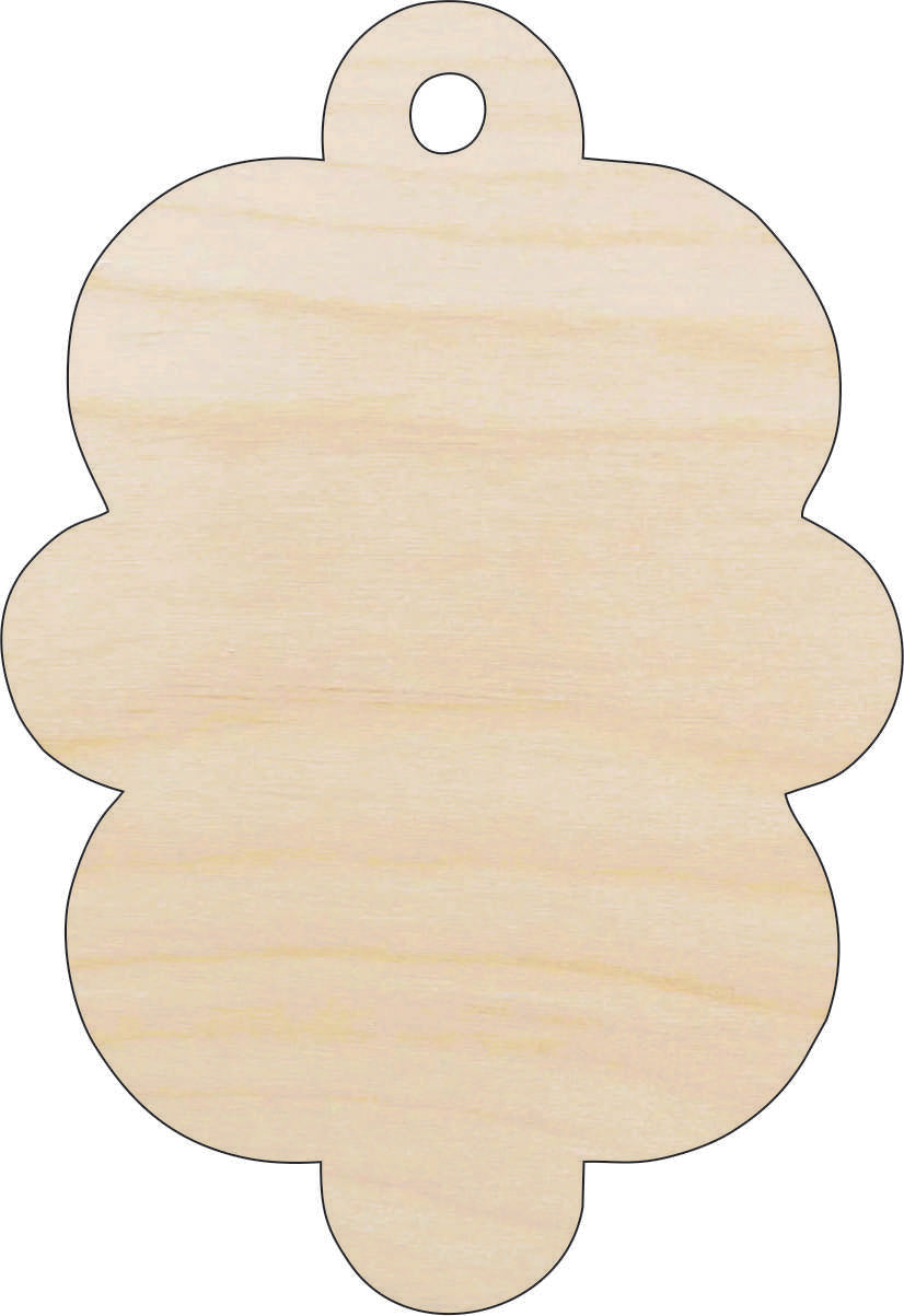 Gift Tag - Laser Cut Out Unfinished Wood Craft Shape TAG35 Gift Tag - Laser Cut Out Unfinished Wood Craft Shape TAG35