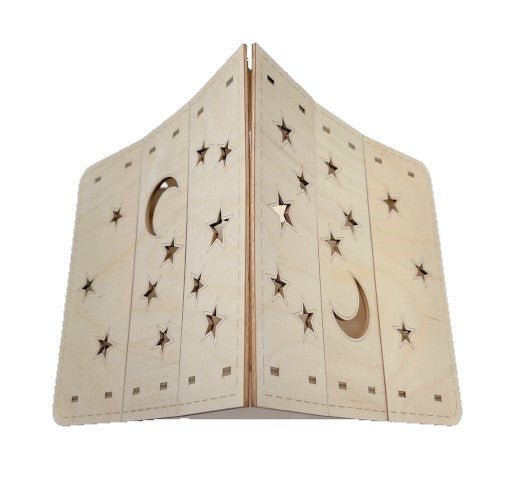 Tent 3D Laser Cut – Baltic Birch Wood Craft Supplies | DIY Wood Kit - The Wood Shape Store
