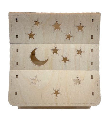 Tent 3D Laser Cut – Baltic Birch Wood Craft Supplies | DIY Wood Kit - The Wood Shape Store
