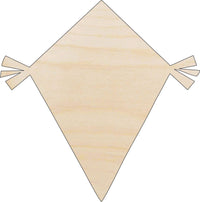 Kite Wood Craft Shape - Laser Cut Baltic Birch Unfinished DIY Wood Art Supplies 10 - The Wood Shape Store
