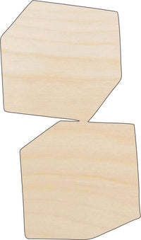 Dice Wood Craft Shape - Laser Cut Baltic Birch Unfinished DIY Wood Art Supplies 17 - The Wood Shape Store