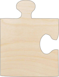 Puzzle Piece Wood Craft Shape - Laser Cut Baltic Birch Unfinished DIY Wood Art Supplies 19 - The Wood Shape Store