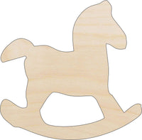 Rocking Horse Wood Craft Shape - Laser Cut Baltic Birch Unfinished DIY Wood Art Supplies 25 - The Wood Shape Store