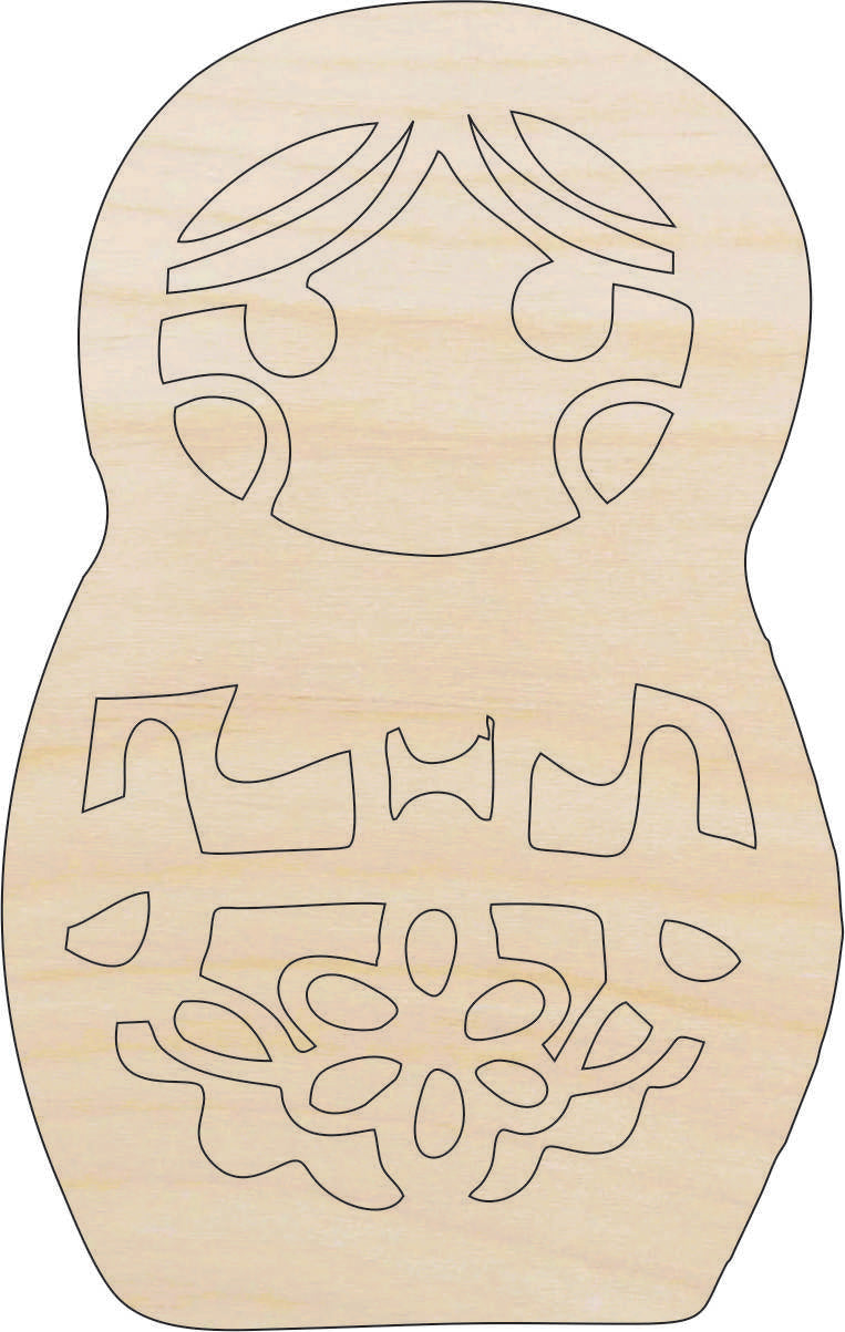 Toy Matryoshka Doll - Laser Cut Out Unfinished Wood Craft Shape TOY34 Toy Matryoshka Doll - Laser Cut Out Unfinished Wood Craft Shape TOY34