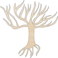 Tree Wood Craft Shape - Laser Cut Baltic Birch Unfinished DIY Wood Art Supplies TRE106 - The Wood Shape Store