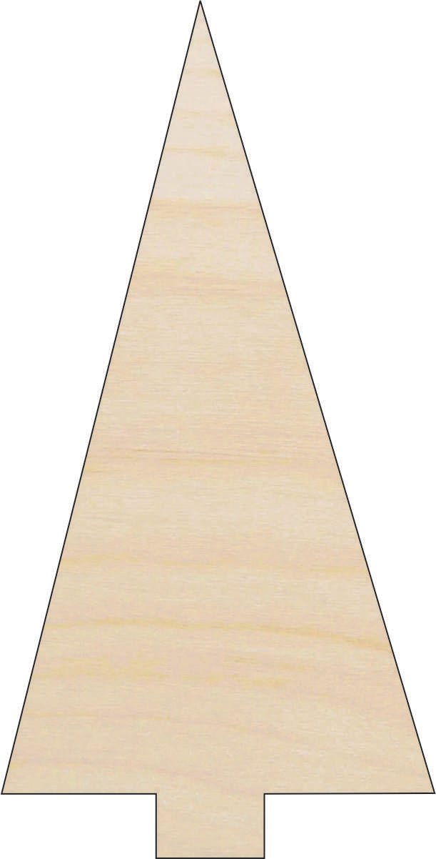 Tree Wood Craft Shape - Laser Cut Baltic Birch Unfinished DIY Wood Art Supplies TRE109 - The Wood Shape Store