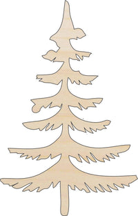 Tree Wood Craft Shape - Laser Cut Baltic Birch Unfinished DIY Wood Art Supplies TRE111 - The Wood Shape Store