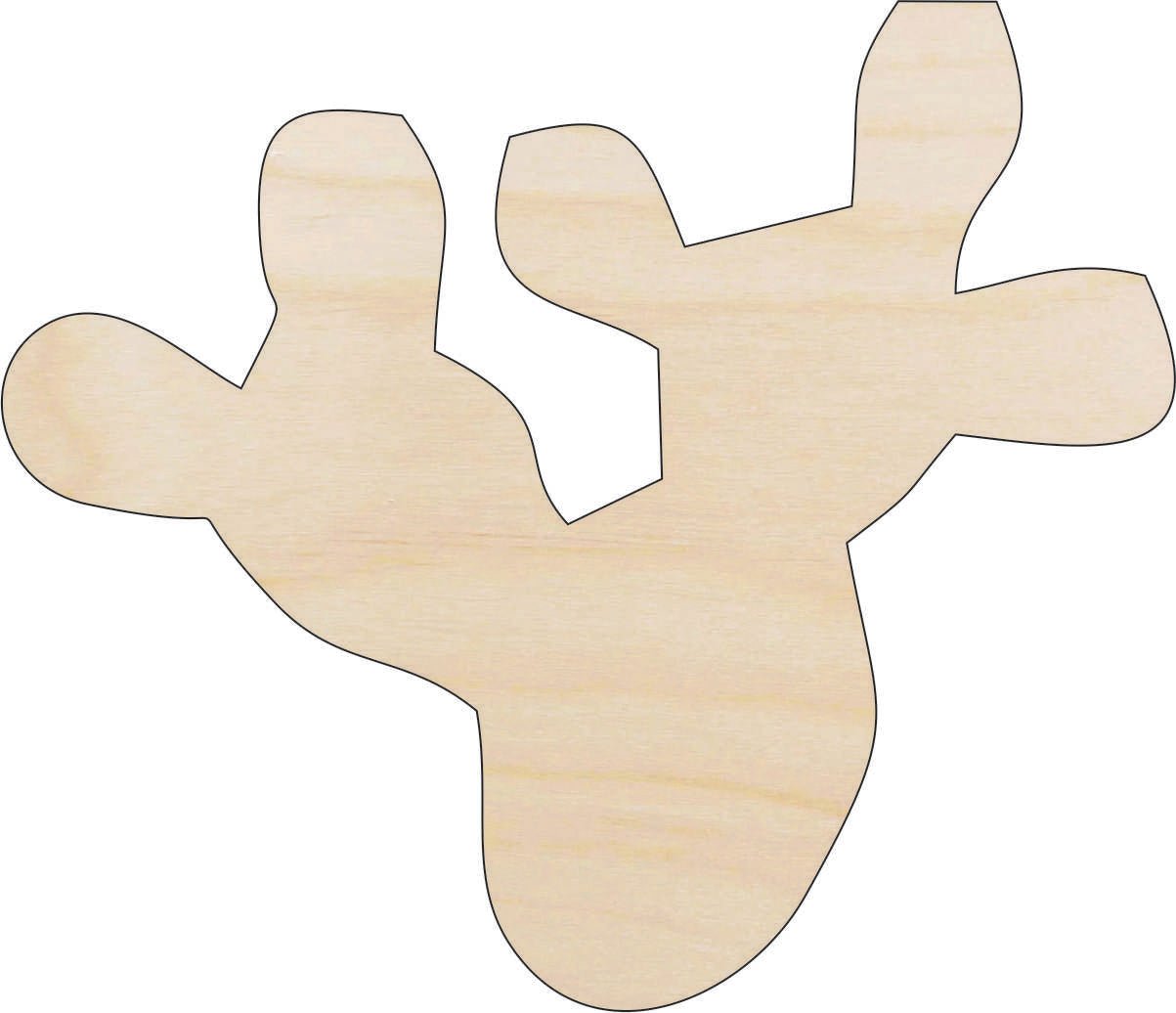 Cactus Wood Craft Shape - Laser Cut Baltic Birch Unfinished DIY Wood Art Supplies TRE115 - The Wood Shape Store