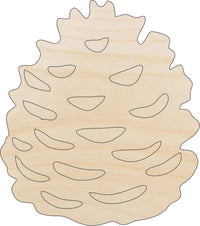 Pinecone Wood Craft Shape - Laser Cut Baltic Birch Unfinished DIY Wood Art Supplies TRE11 - The Wood Shape Store