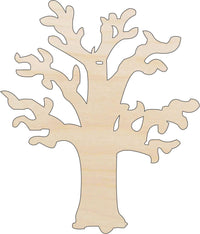Tree Wood Craft Shape - Laser Cut Baltic Birch Unfinished DIY Wood Art Supplies TRE15 - The Wood Shape Store