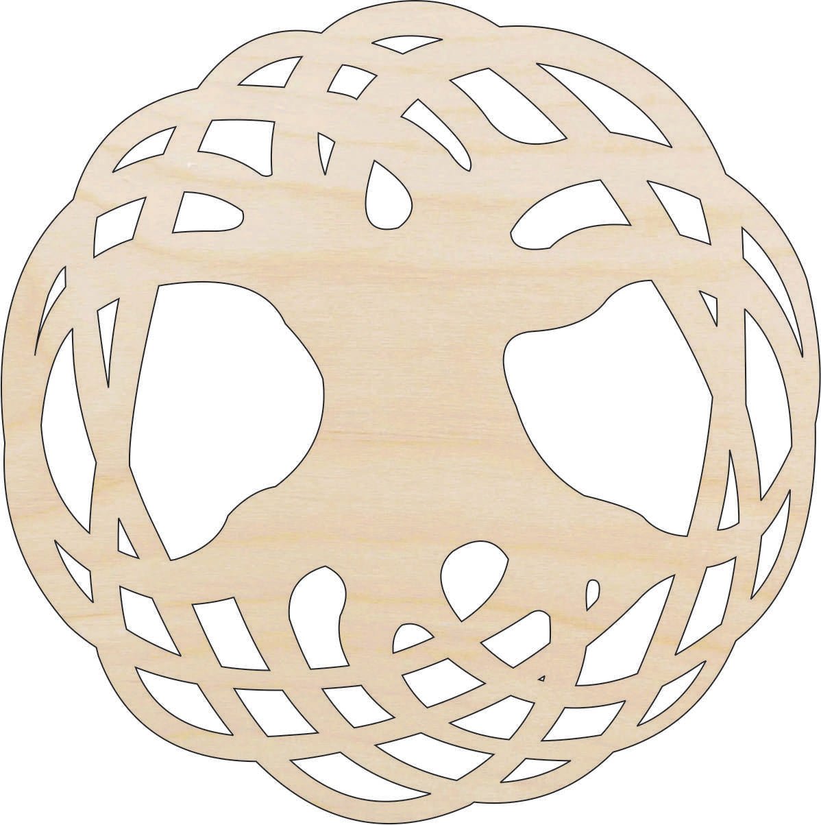 Tree of Life Wood Craft Shape - Laser Cut Baltic Birch Unfinished DIY Wood Art Supplies TRE16 - The Wood Shape Store