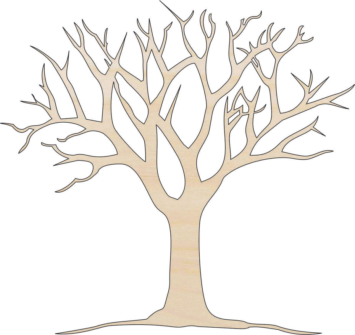 Tree - Laser Cut Out Unfinished Wood Craft Shape TRE17 – The Wood Shape ...