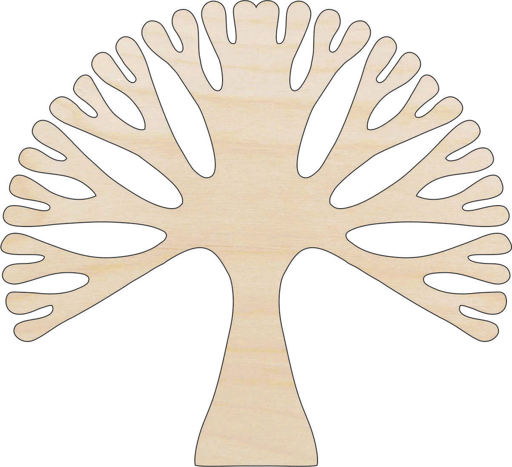 Tree - Laser Cut Out Unfinished Wood Craft Shape TRE22