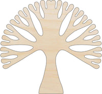 Tree Wood Craft Shape - Laser Cut Baltic Birch Unfinished DIY Wood Art Supplies TRE22 - The Wood Shape Store