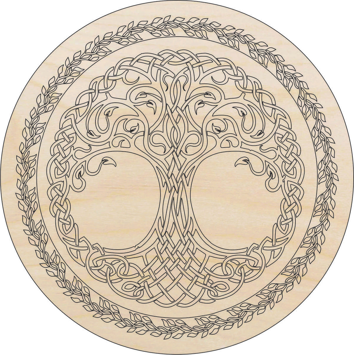 Tree - Laser Cut Out Unfinished Wood Craft Shape TRE28 Tree - Laser Cut Out Unfinished Wood Craft Shape TRE28