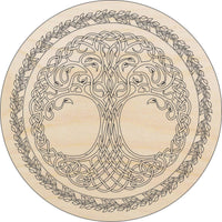 Tree of Life Wood Craft Shape - Laser Cut Baltic Birch Unfinished DIY Wood Art Supplies TRE28 - The Wood Shape Store